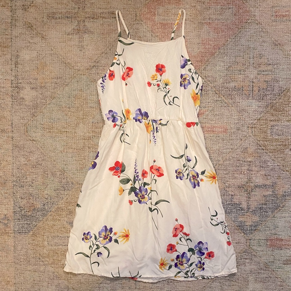 Old Navy Floral Fully Lined Dress